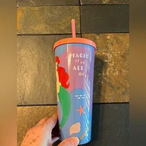 Disney Ariel Magic Tumbler with Coral Lid